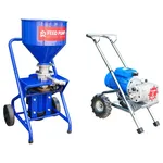 RUBYSHOP เครื่องพ่นสกิมโค้ท ระบบไดอะแฟรม รุ่น RBPU-999 2 IN 1 Skim coat machine & Airless sprayer - NN-2443-KUYMU