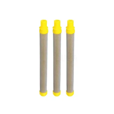 RB-YF100mesh Yellow airless spray gun filter ไส้กรองสีเหลือง 100mesh